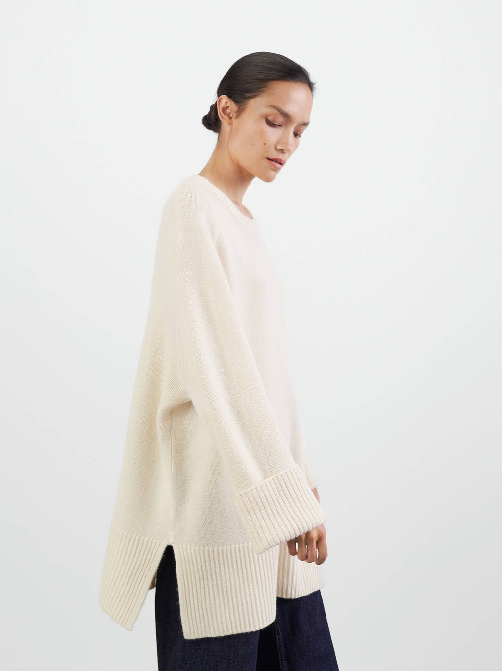 Raglan O-Neck - Feather White