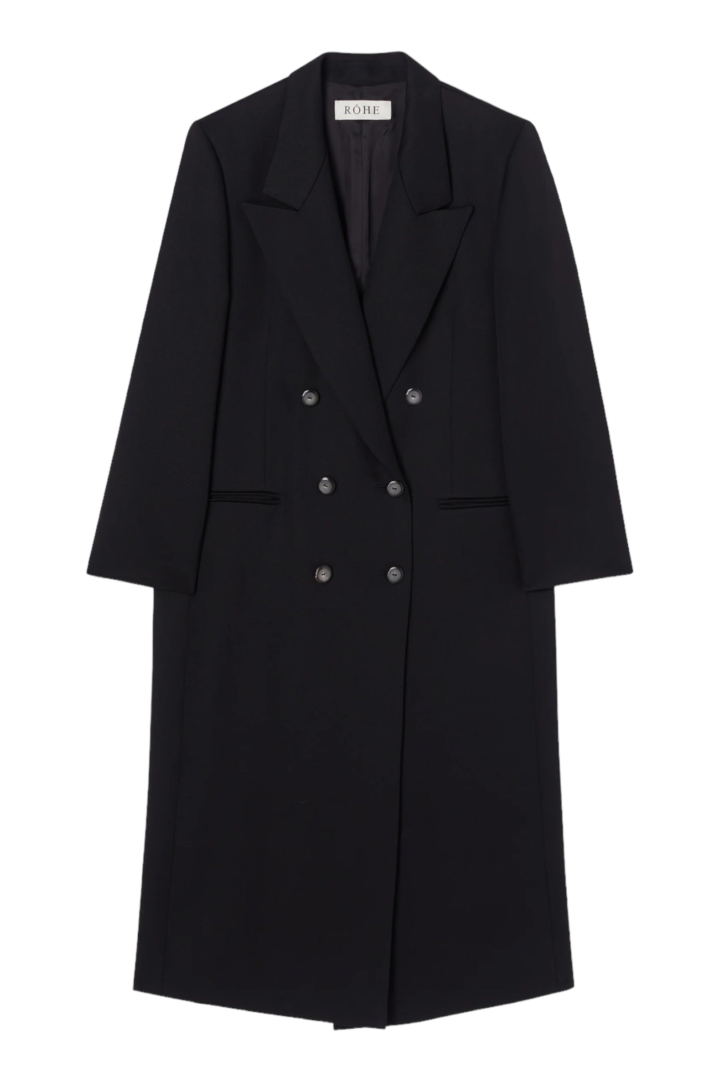 Tailored Black Cape Coat