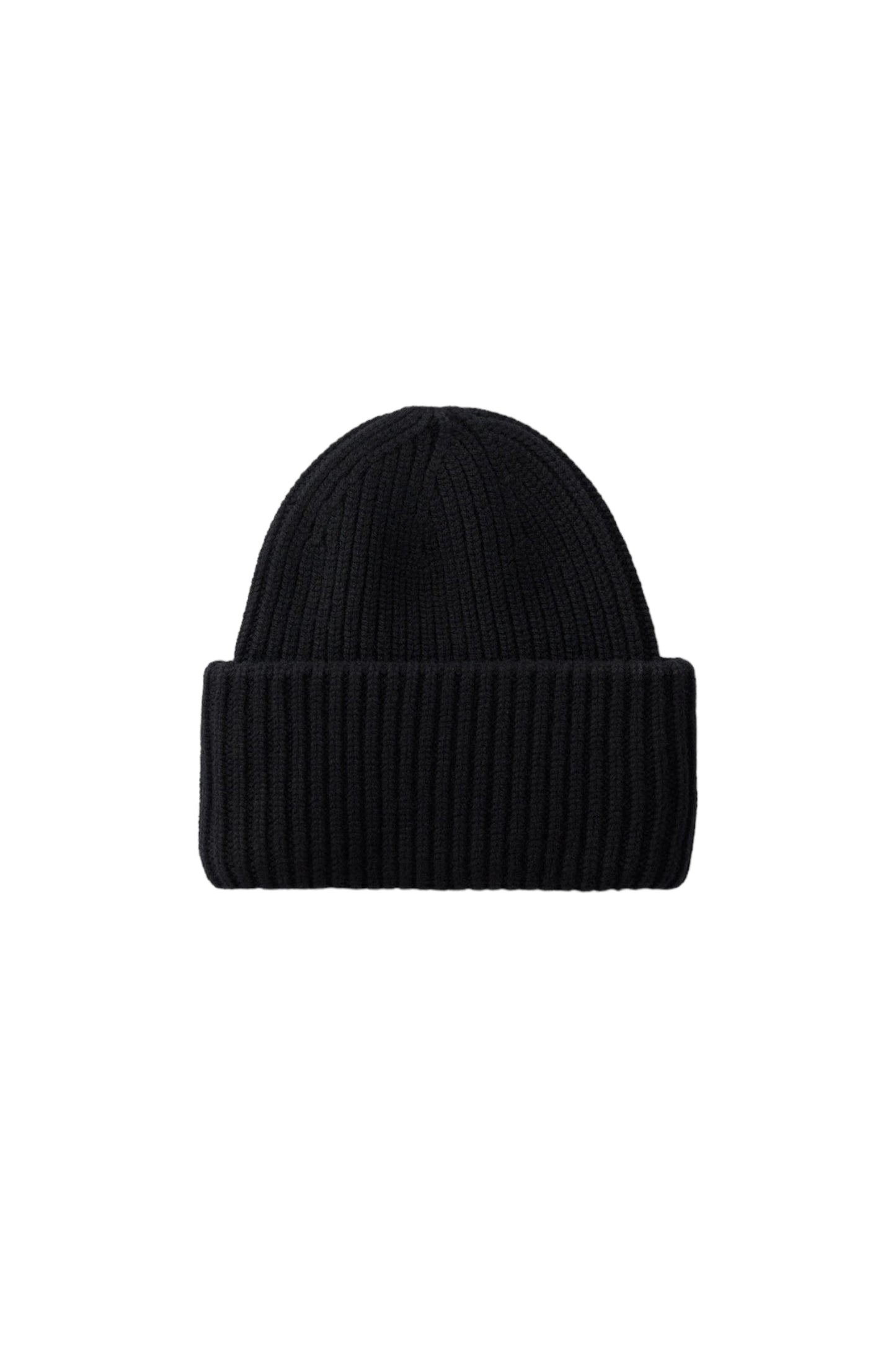 Ribbed Beanie - Black