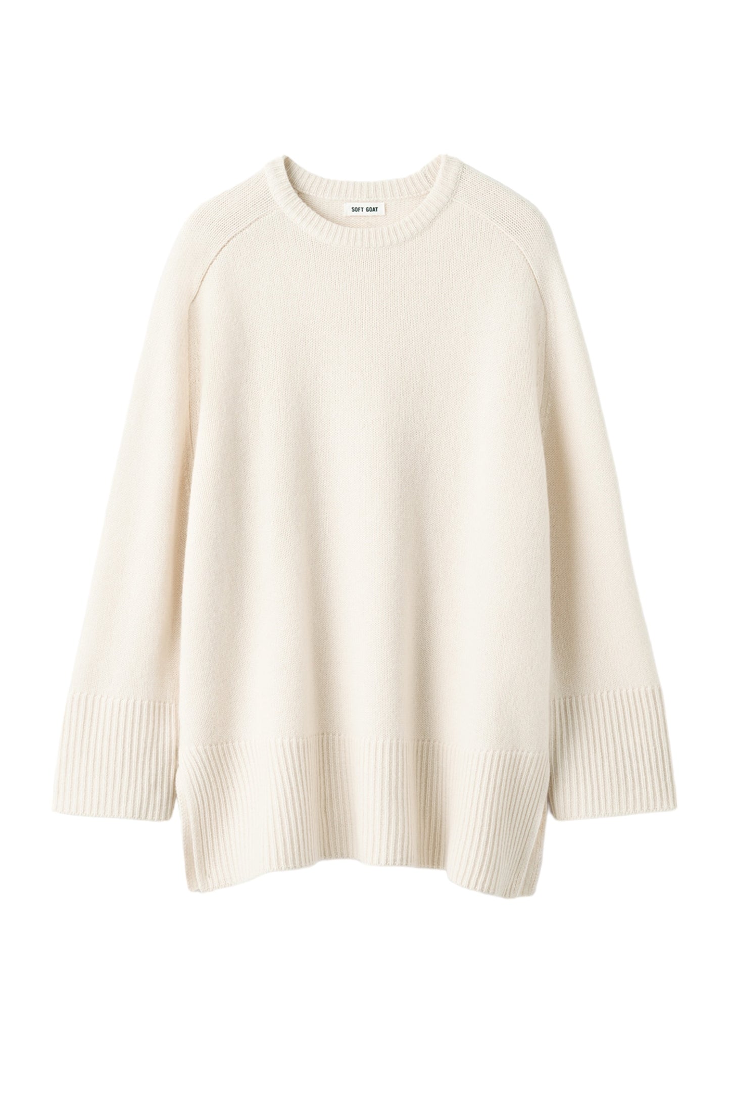 Raglan O-Neck - Feather White
