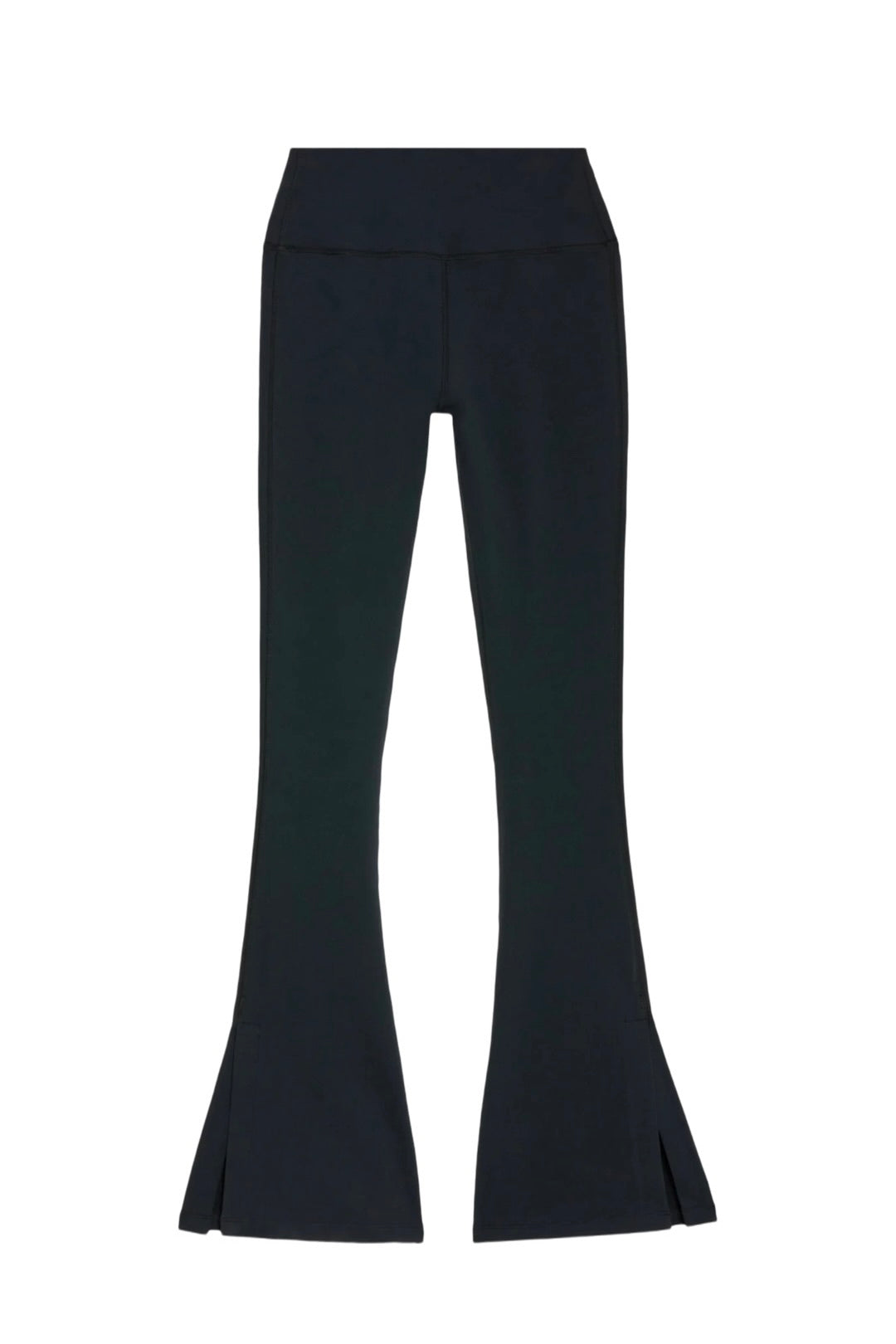 Raquel - Black High Waist Flare w/ Split Leggings ARMADIO 55 Raquel - Black High Waist Flare w/ Split Leggings ARMADIO 55