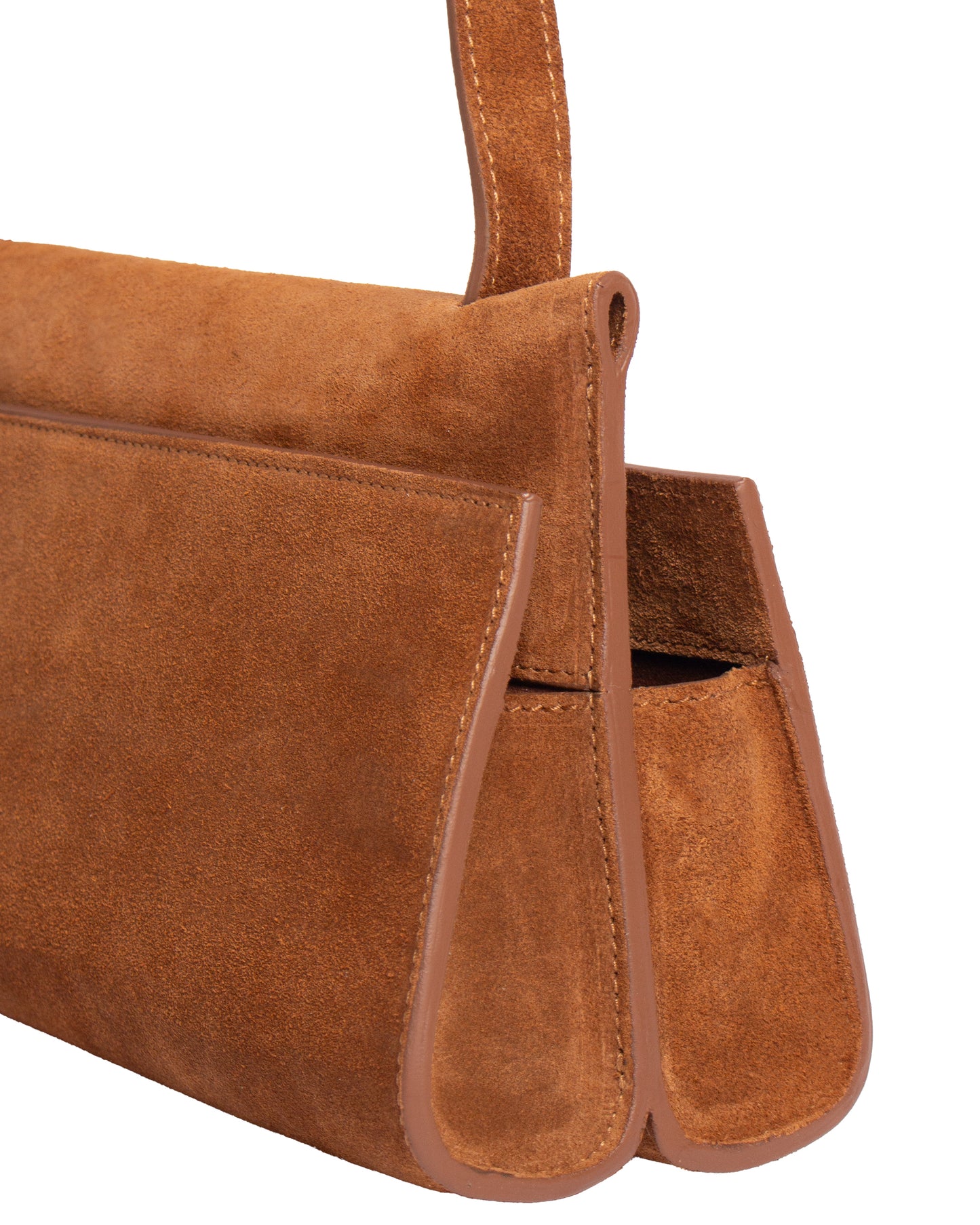 Long Papillon Cognac Bag