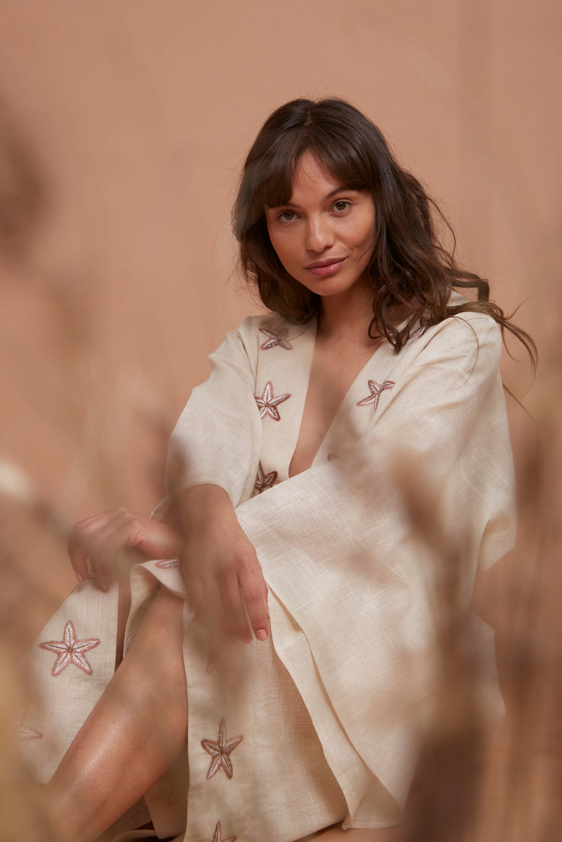 Capri - Beige Kimono