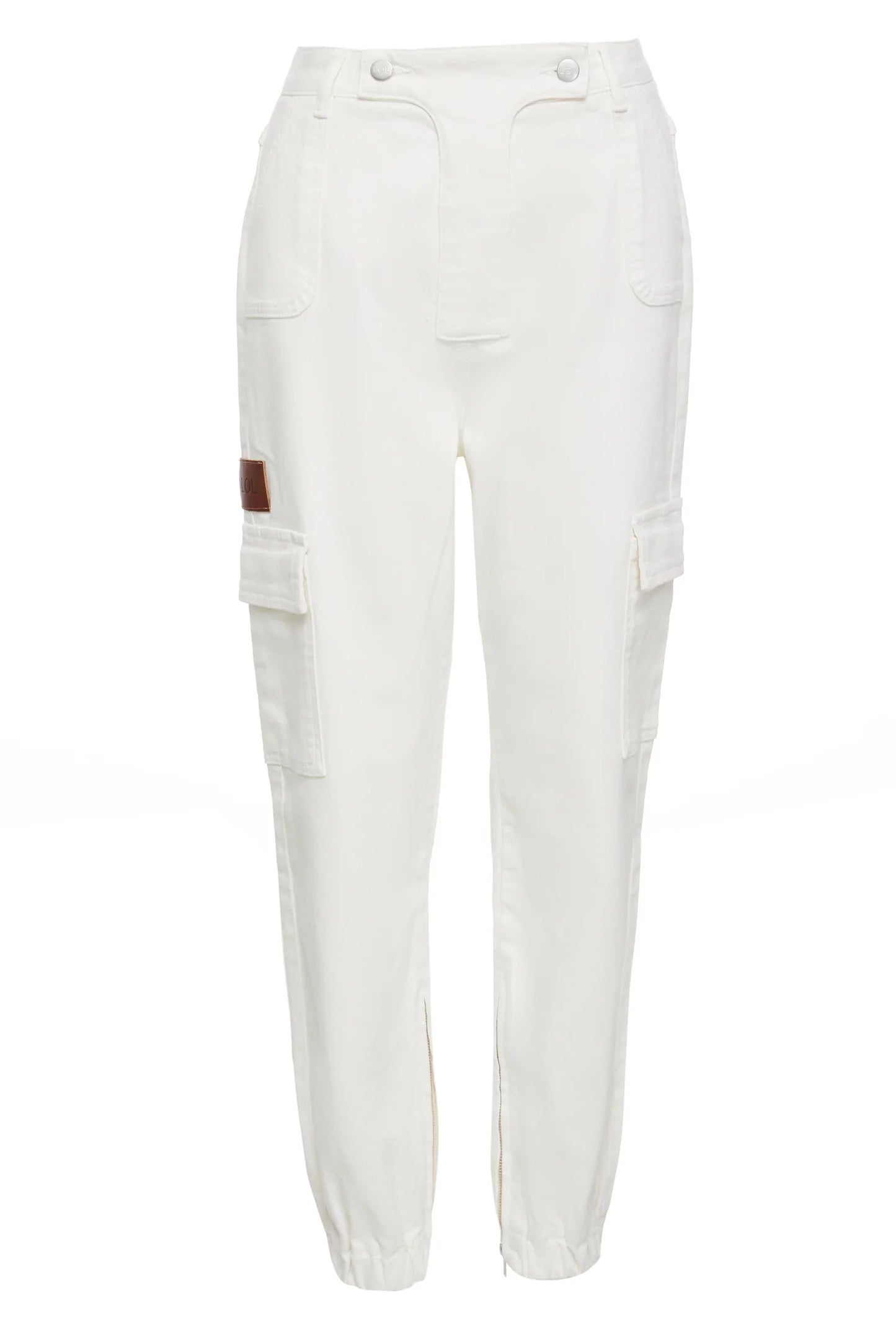 Gilda - White Cargo Jeans