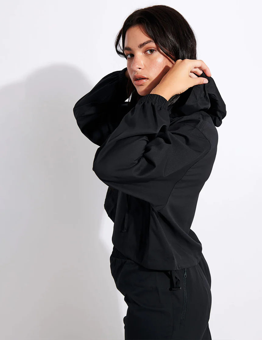 Hummingbird Windbreaker - Black Jacket
