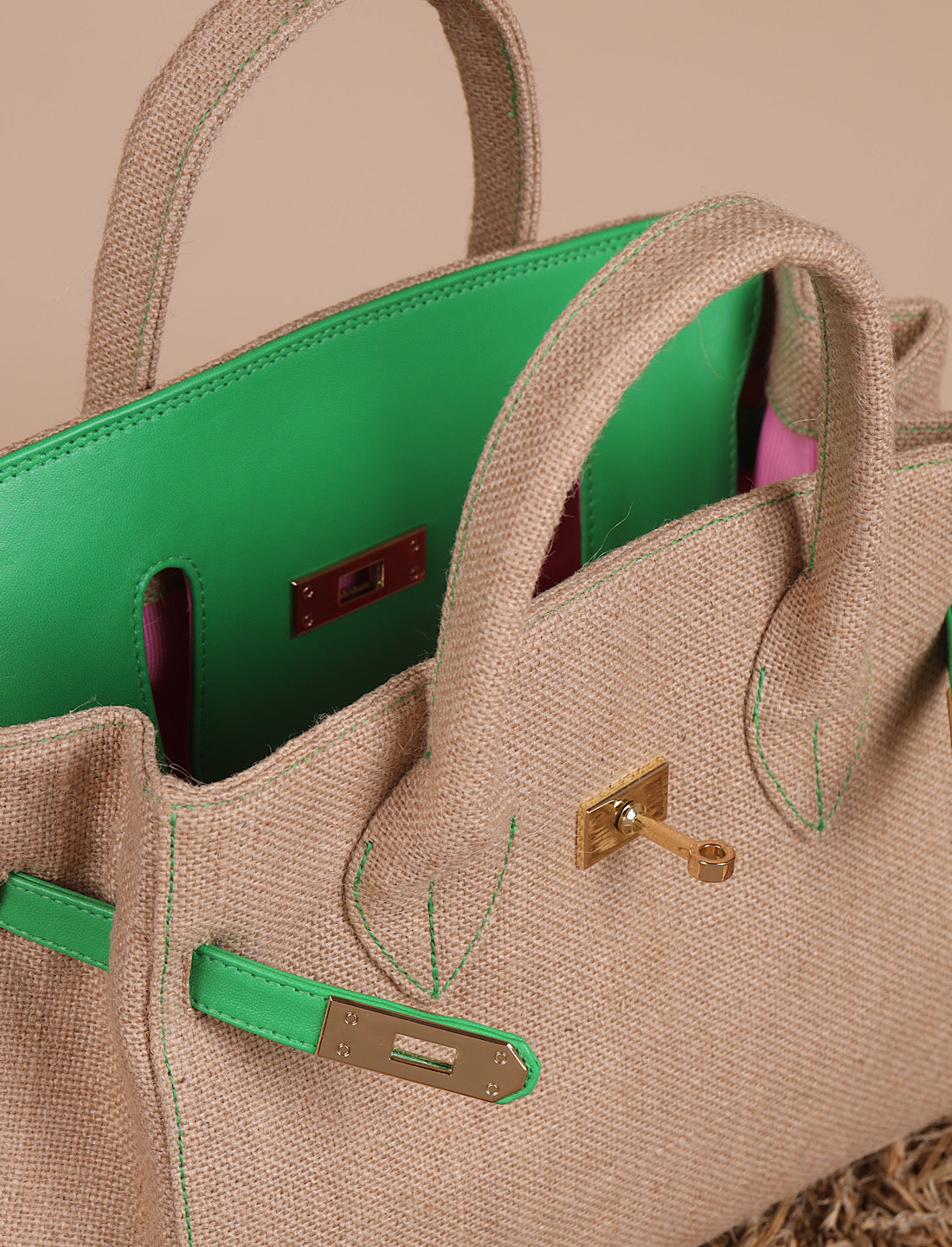 Beret "Kinky Green" Bag