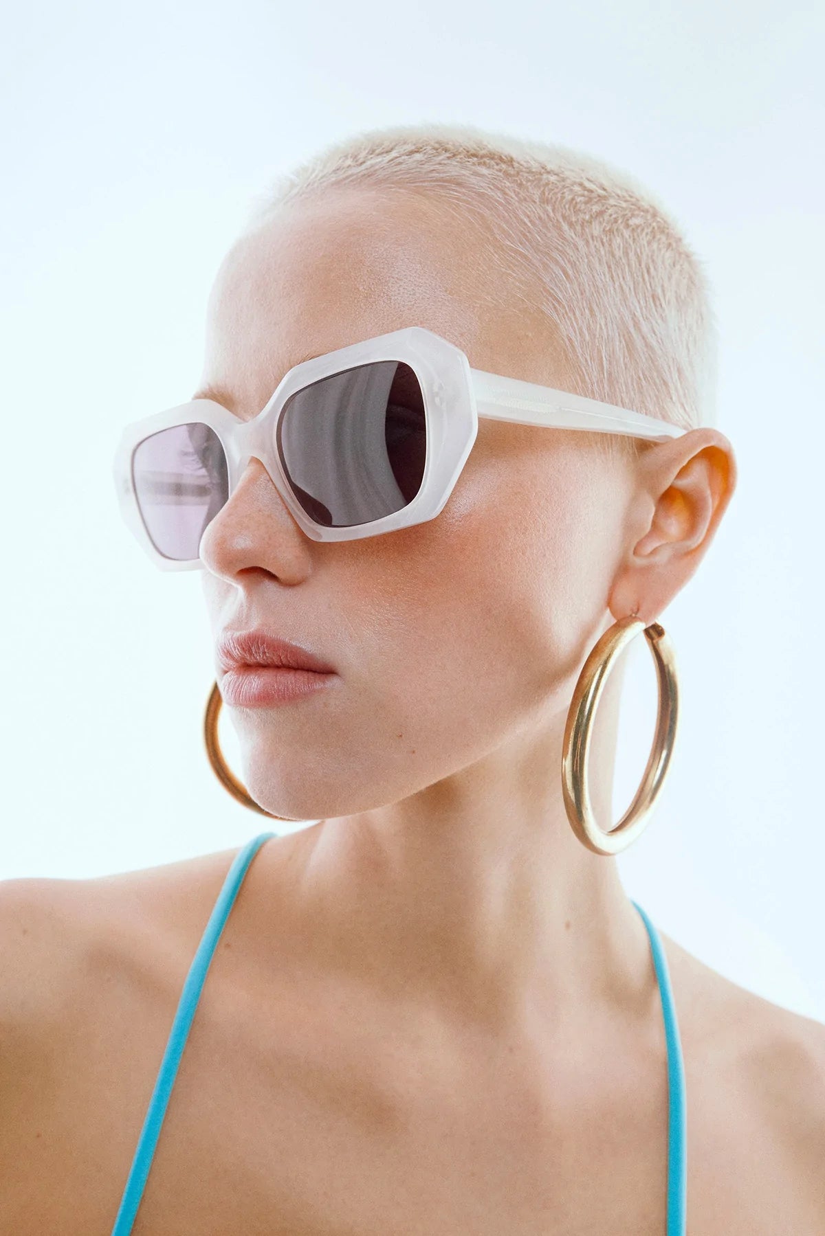 Calla Milky - Grey Sunglasses