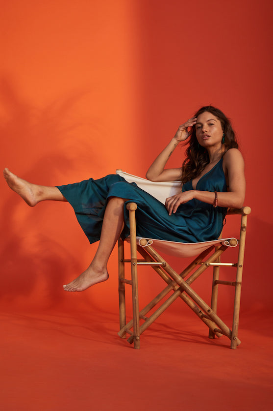 Galia - Blue Modal Jumpsuit