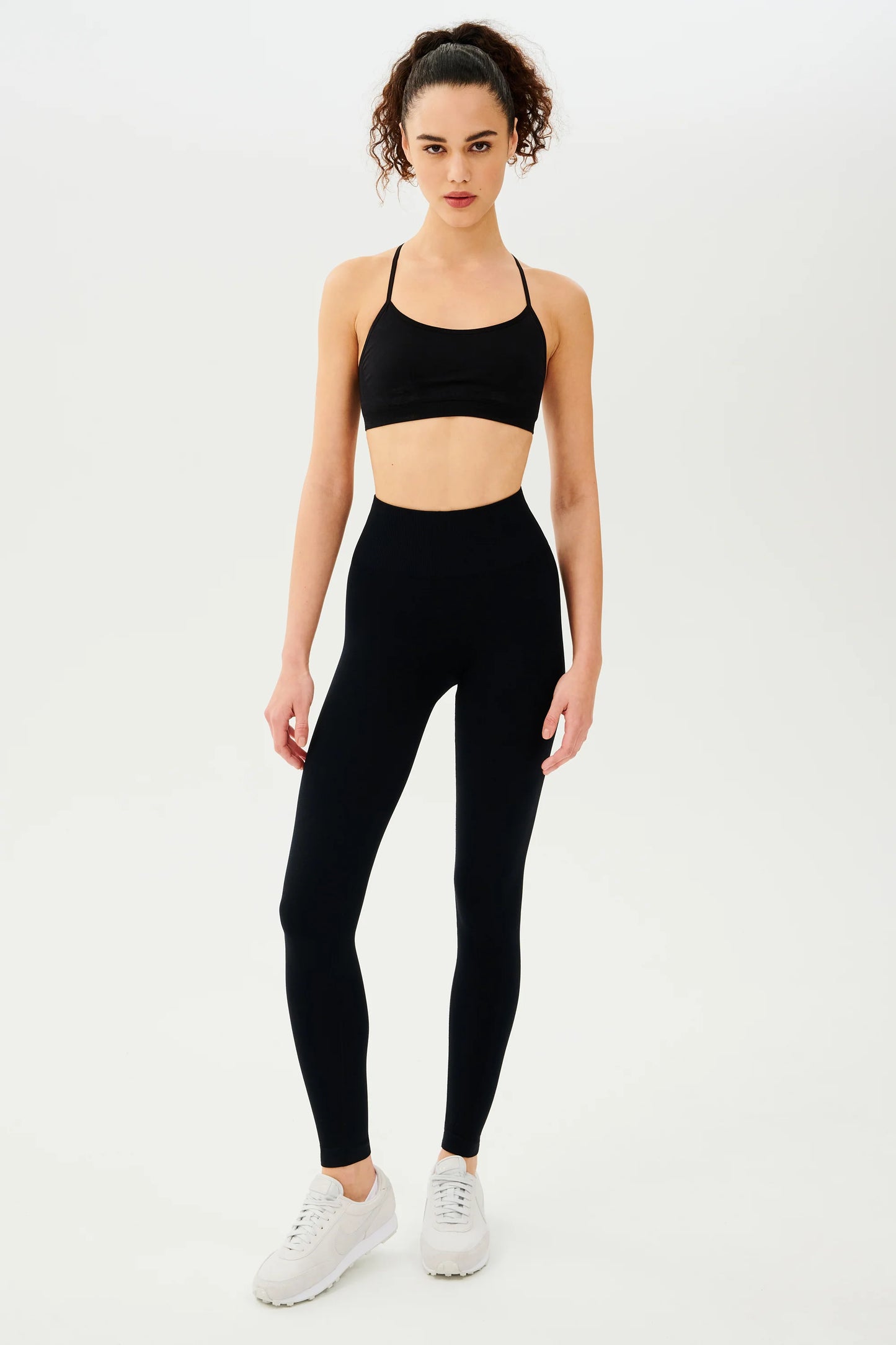 Loren - Black Seamless High Waist Full Length Leggings