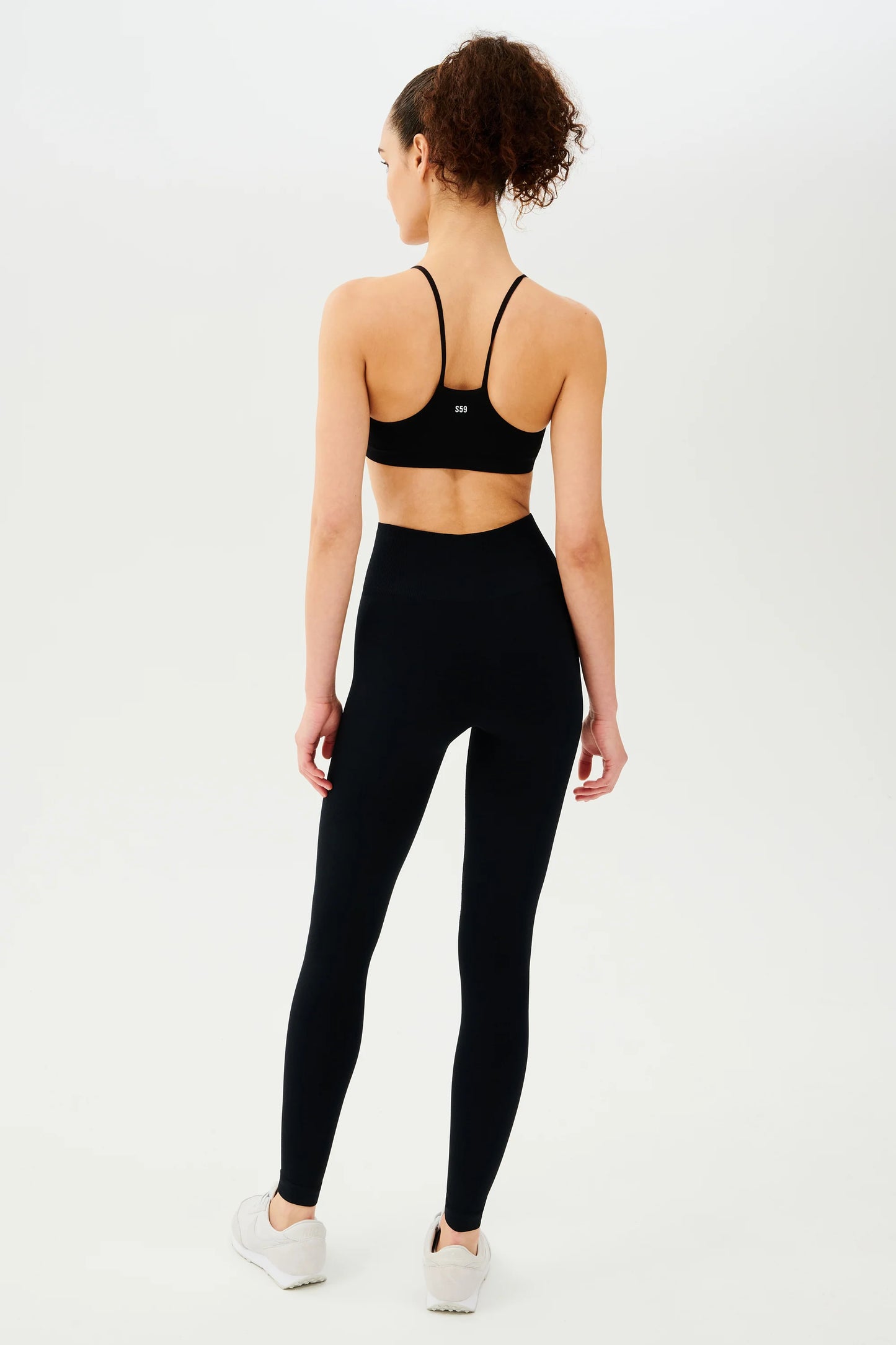 Loren - Black Seamless High Waist Full Length Leggings