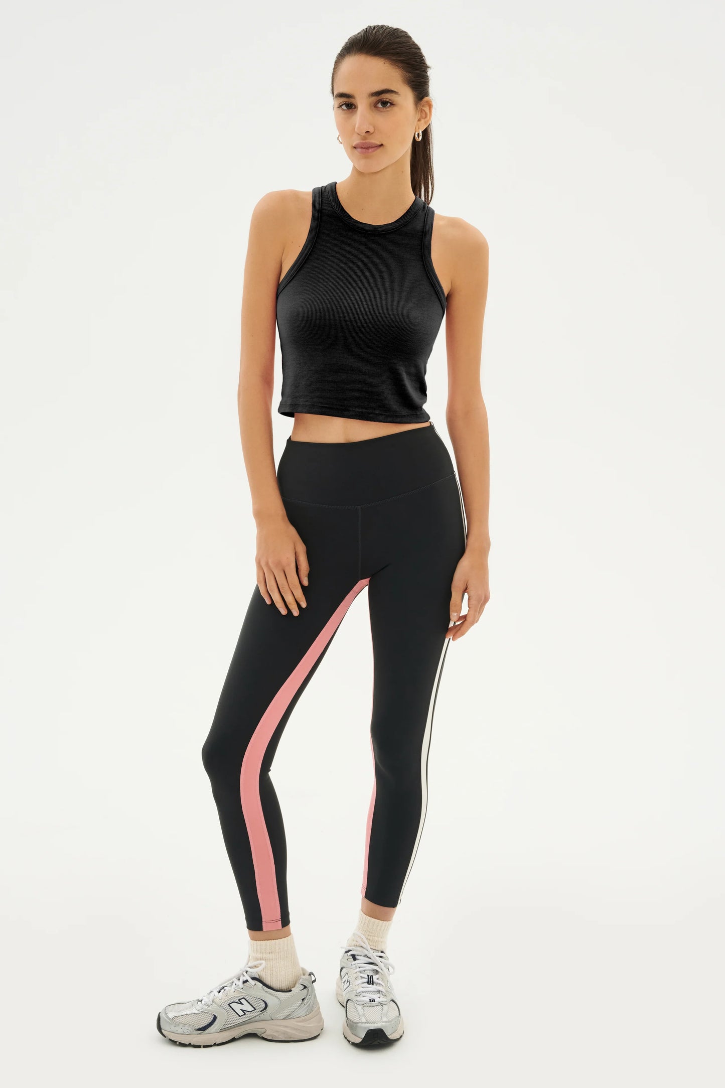 Kiki - Black Rib Crop