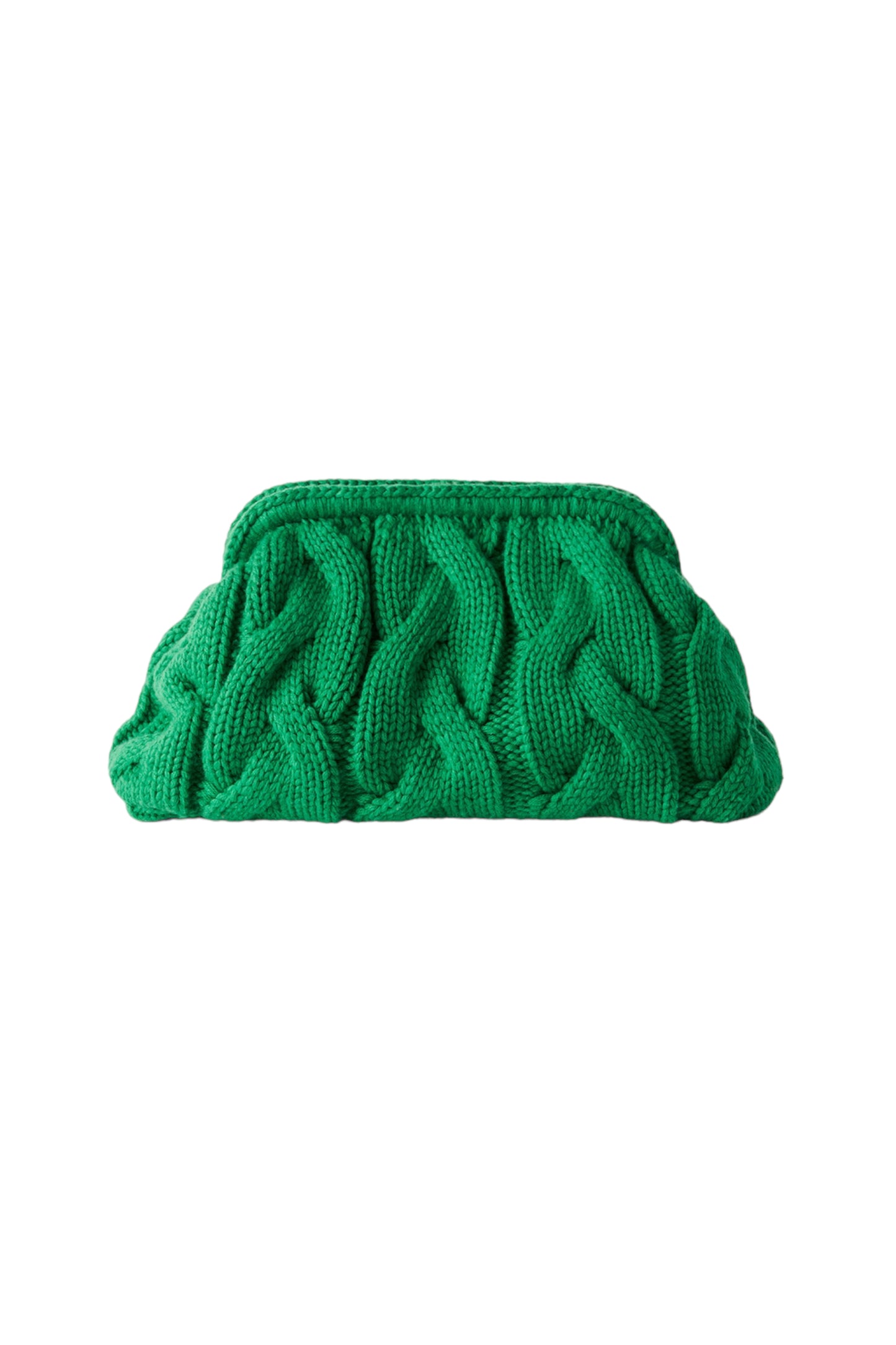 Cable Knit Pouch - Rainforest