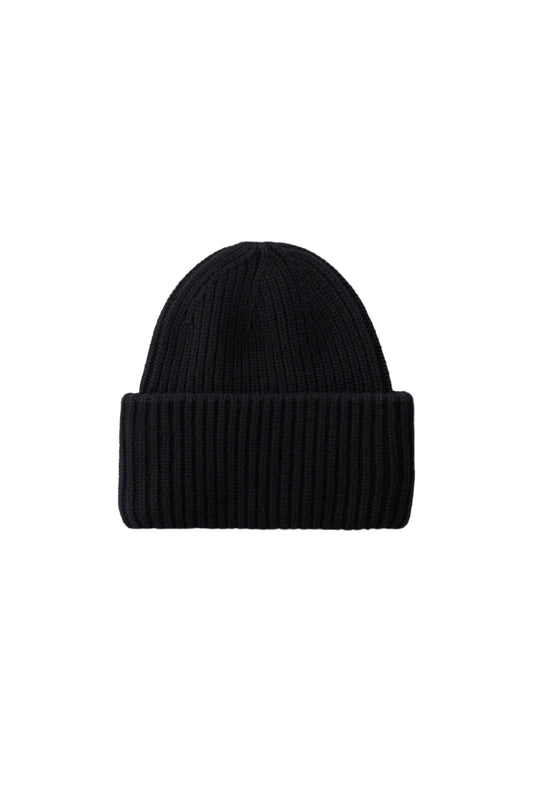 Ribbed Beanie - Black