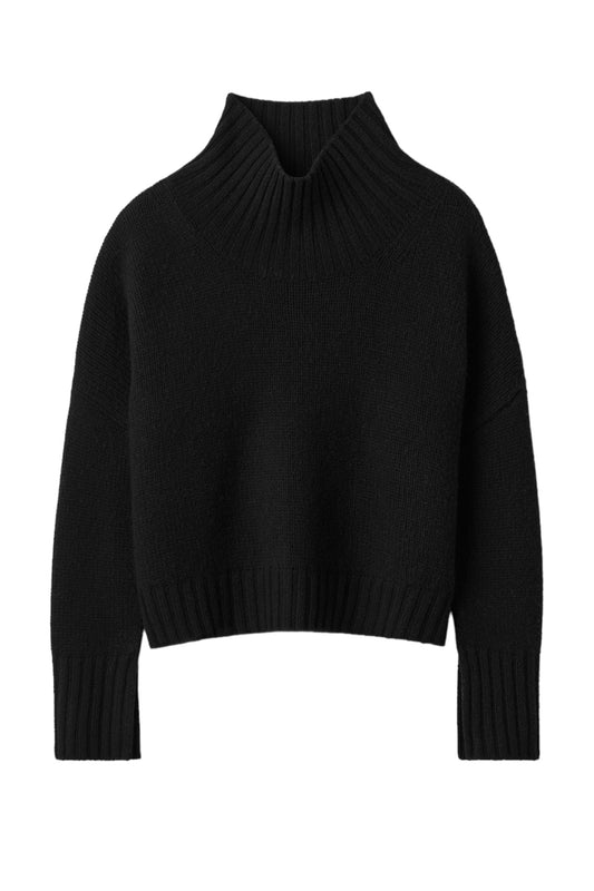 Girlfriend Turtleneck - Black