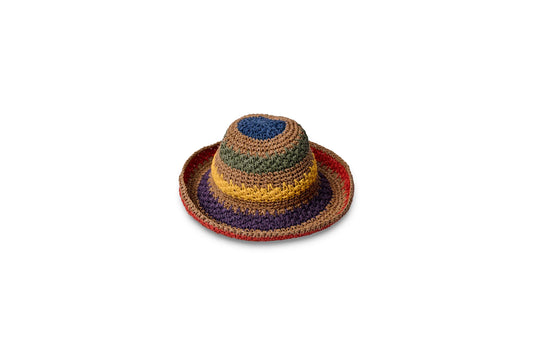 The Tulum - Dark Rainbow Hat