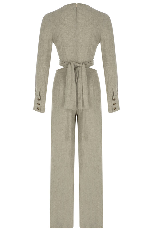 Melie - Beige Jumpsuit