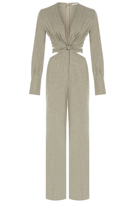 Melie - Beige Jumpsuit