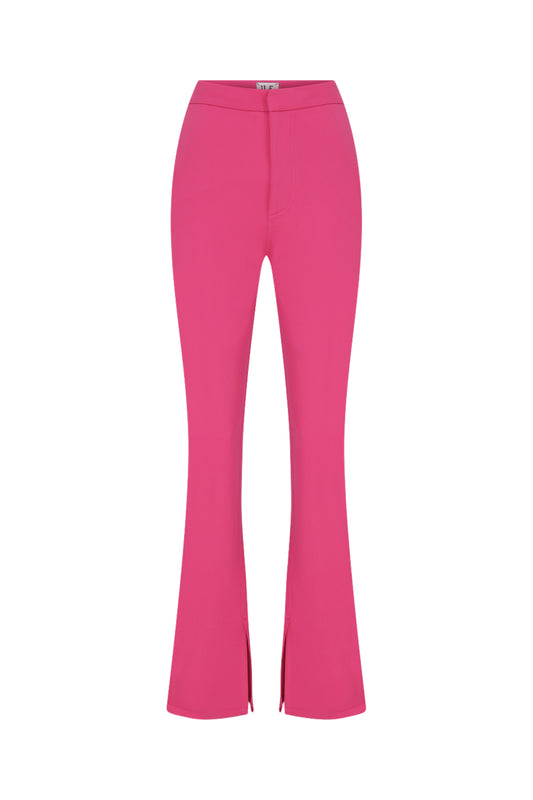 Bambi - Side Slit Pink Trousers