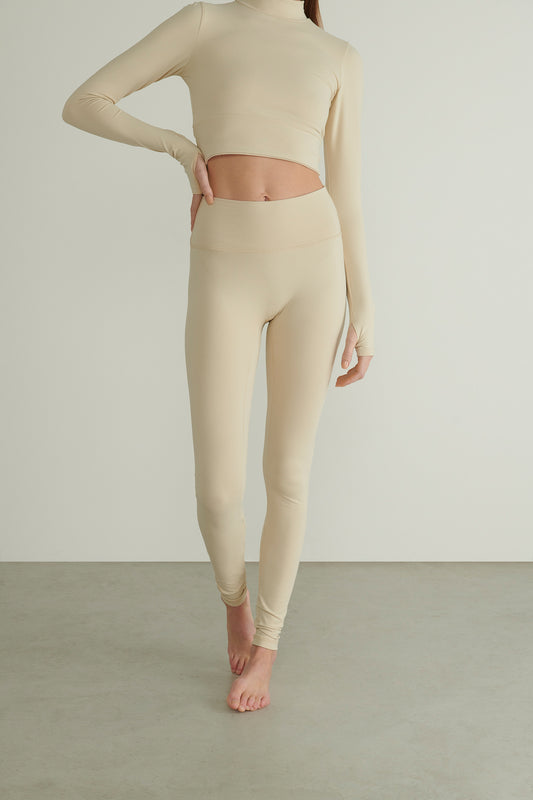 B Legging - Beige