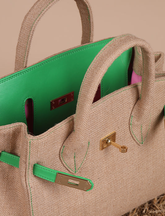 Beret "Kinky Green" Bag