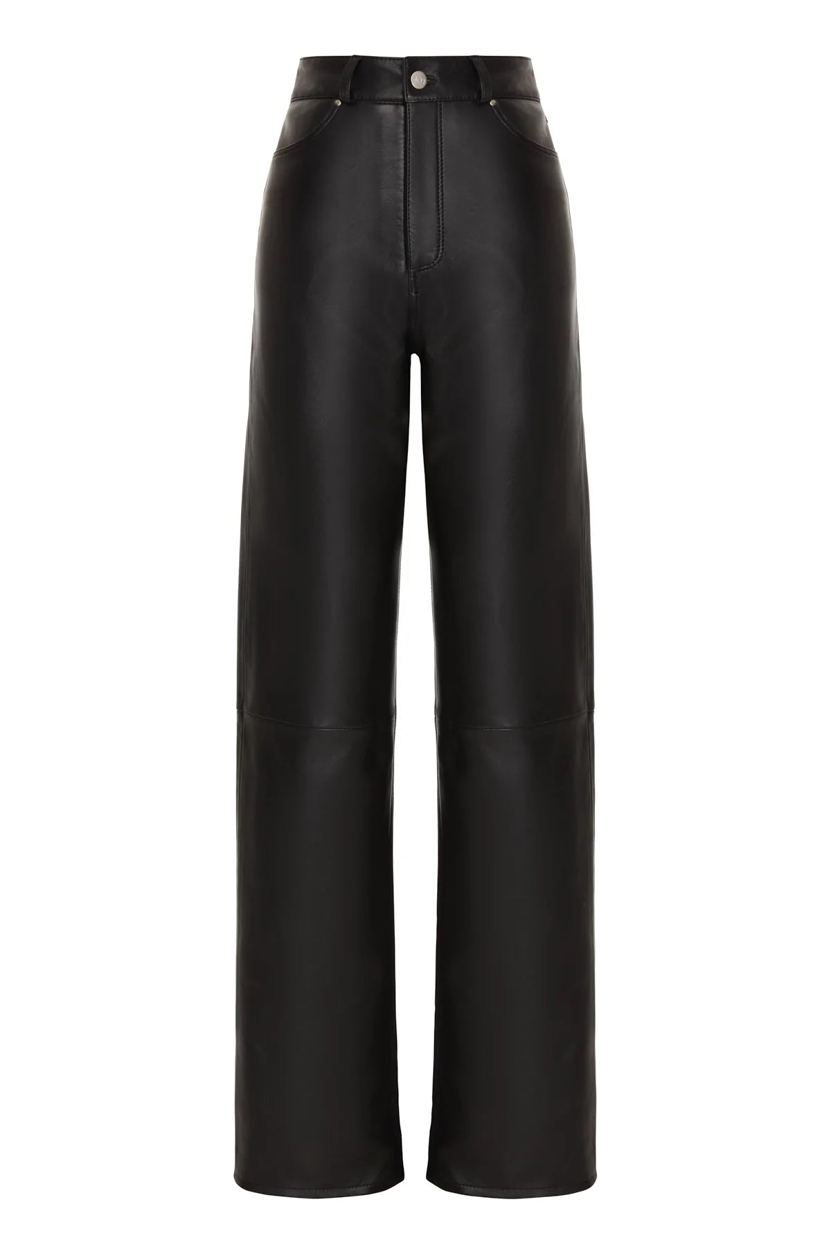Astrid - Black Leather Pants – ARMADIO 55
