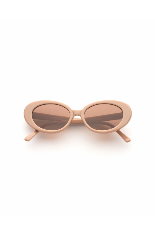 Jeanne - Beige Sunglasses
