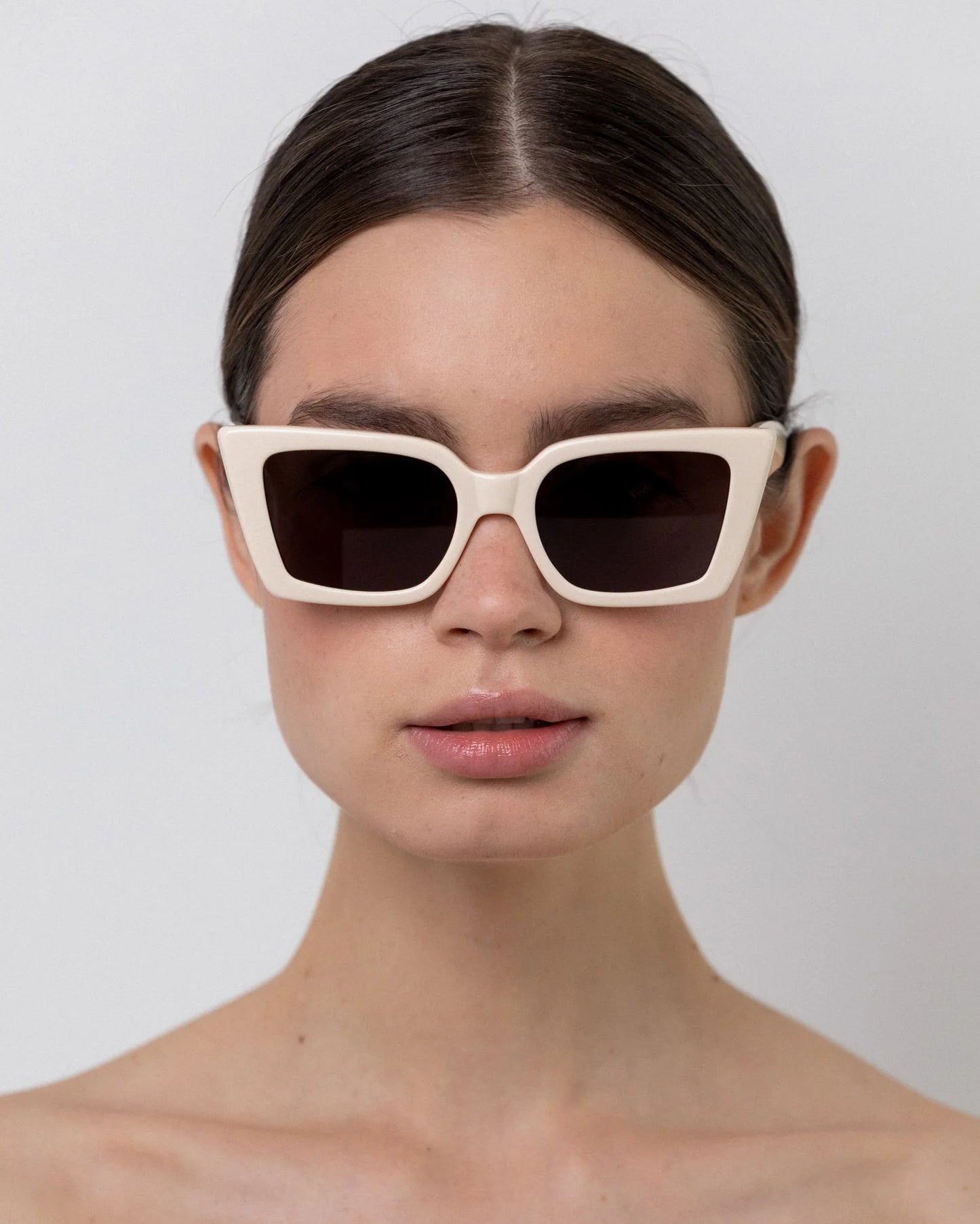 Lucia - Oat Milk Sunglasses