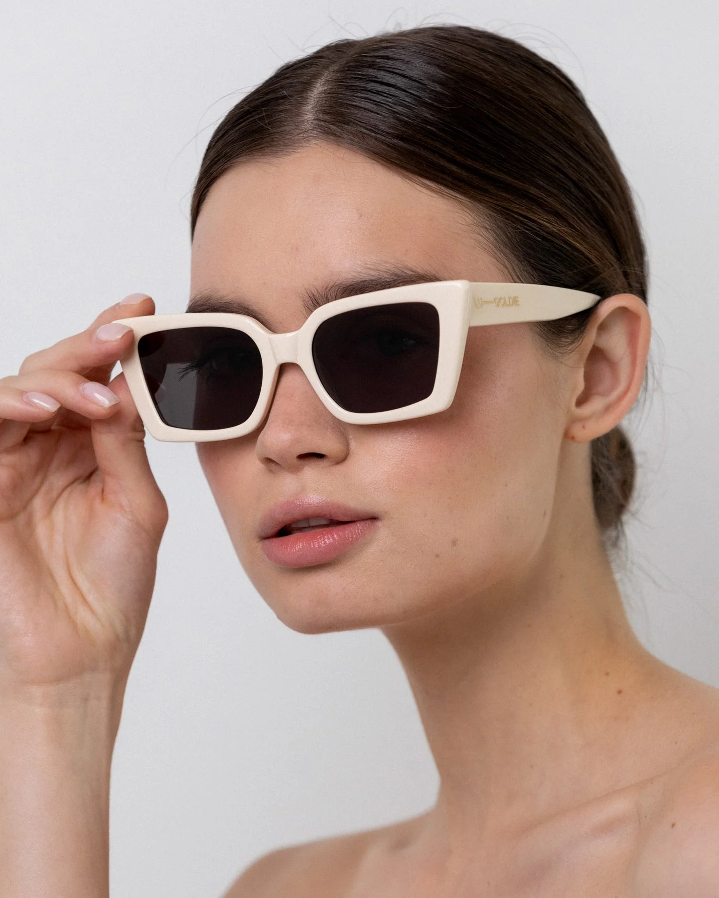 Lucia - Oat Milk Sunglasses