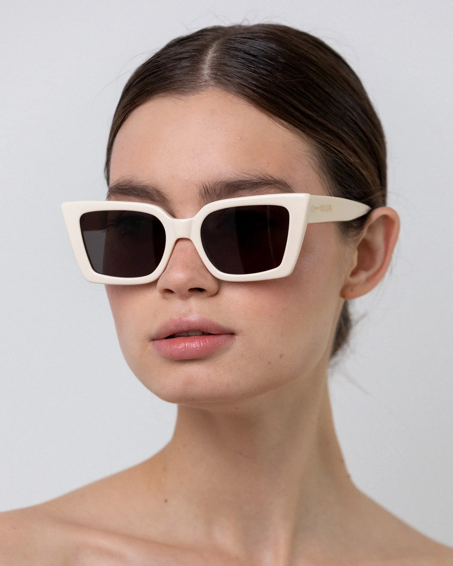 Lucia - Oat Milk Sunglasses