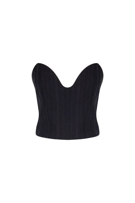 Mimi - Black Bustier