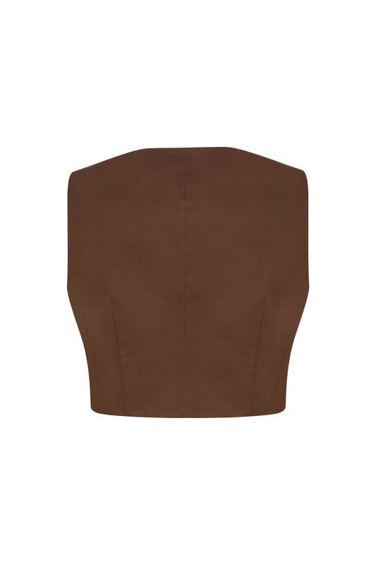 Elia - Brown Vest