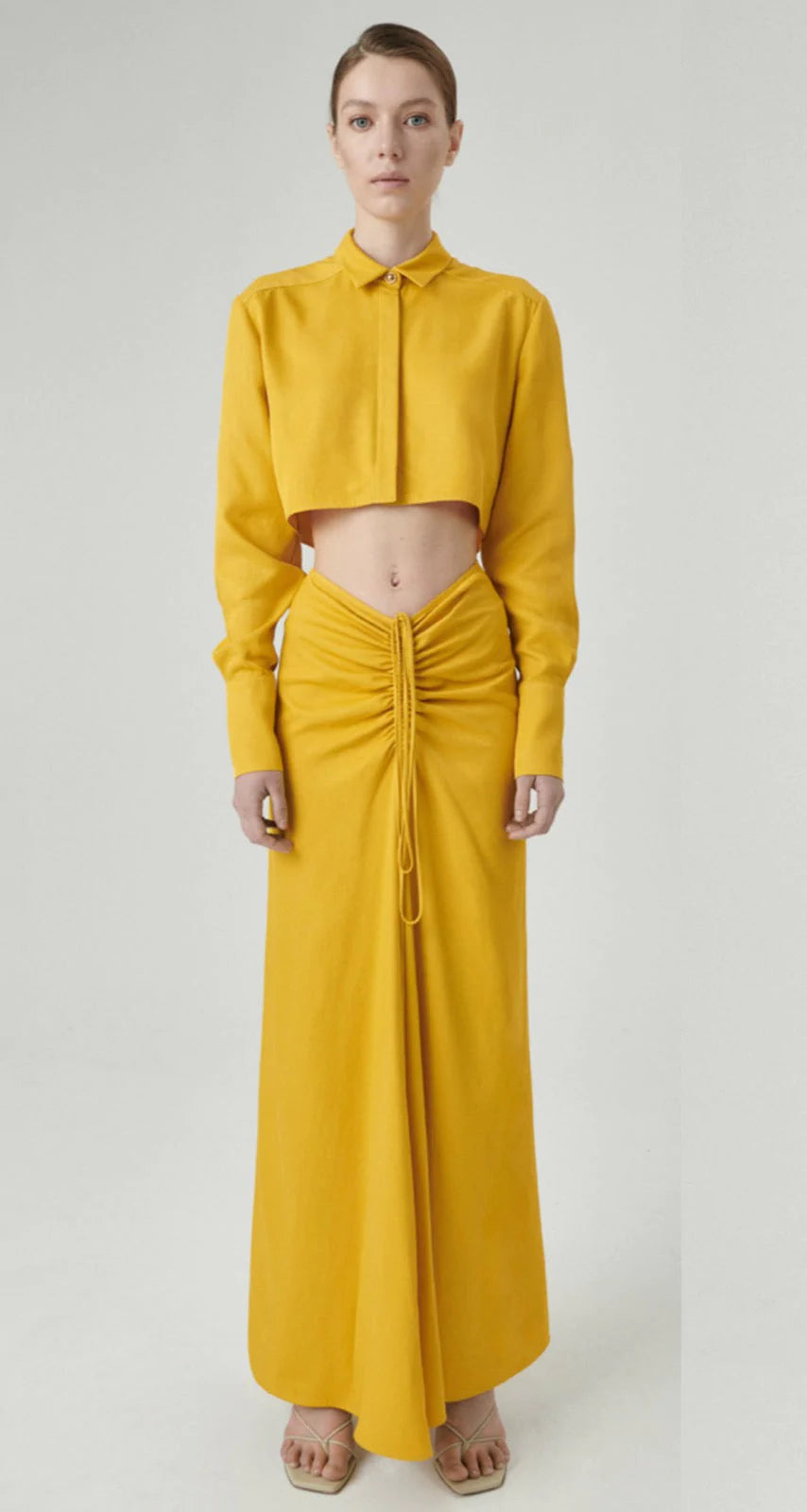 Steph - Mustard Skirt